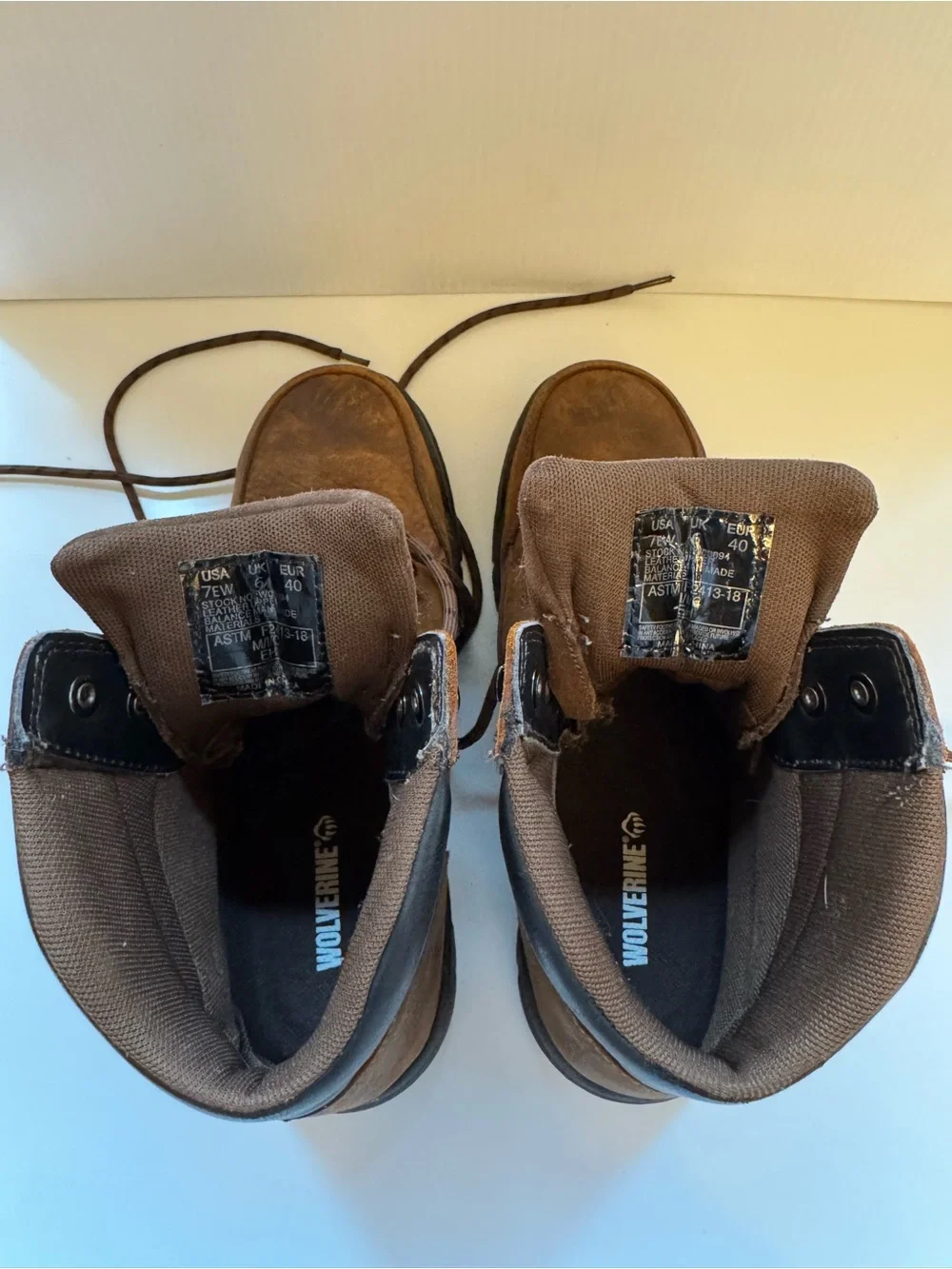 Wolverine Potomac 6” WP ST Steel Toe W08094 Men’s sz 7EW- waterproof